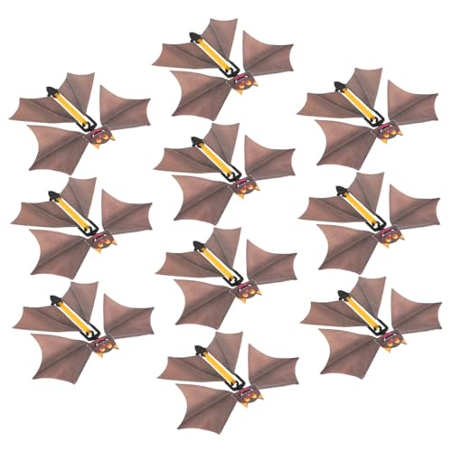 Toyvian 30 STK Spielzeuge Kinderspielzeug Halloween-Spielzeug Fledermaus Halloween Fliegender Schmetterling Gefälschte Fledermaus-Requisite Halloween-Fledermaus-Spielzeug Karte von Toyvian