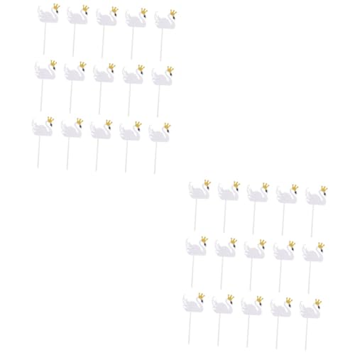 Toyvian 30stücke Teiliges Kleine Schwäne Cupcake Topper Tortendeko Für Kindergeburtstag Shower Und Feierlichkeiten Kuchendekoration Für Toyvian 30stücke Teiliges Kleine Schwäne Cupcake Topper Tortendeko Für Kindergeburtstag Shower Und Feierlichkeiten Kuchendekoration Für von Toyvian