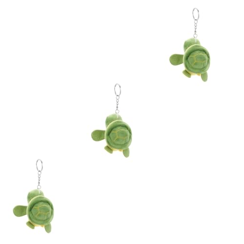 Toyvian 30 STK Kleiner Schildkröten Anhänger Auto Spielzeug Mini-Handtasche Geldbörse Für Schlüssel Puffy-Bags-Tasche Denkmal Tier Rucksackaufhänger Taschen Plüsch Reisen von Toyvian