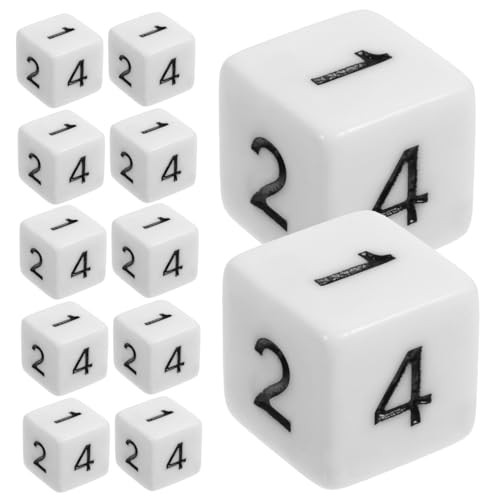 Toyvian 30 Stück Acryl mit Arabischen Seitige Spielwürfel für Brettspiele Leicht und Tragbar für Partys und Freizeitaktivitäten Toyvian 30 Stück Acryl mit Arabischen Seitige Spielwürfel für Brettspiele Leicht und Tragbar für Partys und Freizeitaktivitäten von Toyvian