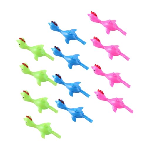 Toyvian 30stücke Finger-Spielzeug Lustige Fliegende Hühner Dehnbares Gummihuhn Für Partys Und Streiche Spielzeug Für Stressabbau Und Unterhaltung von Toyvian