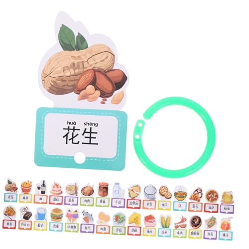 Toyvian 30 Stück Früherziehungskarten englisch Lernen kinderspielzeug Aufklärung der kindererziehung Lernkarten für den Kindergarten Englisches Lernspielzeug Papier Toyvian 30 Stück Früherziehungskarten englisch Lernen kinderspielzeug Aufklärung der kindererziehung Lernkarten für den Kindergarten Englisches Lernspielzeug Papier von Toyvian