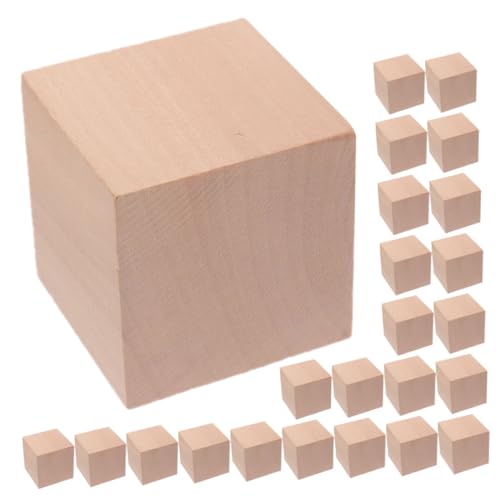 Toyvian 30 Stück Holzblockmodell Holzbausteine Würfel schnitzen Bauen Puzzle Kinderzimmerblock aus Holz Holzblöcke Block quadratisch aus Holz DIY Leere Holzklötze hölzern Khaki Toyvian 30 Stück Holzblockmodell Holzbausteine Würfel schnitzen Bauen Puzzle Kinderzimmerblock aus Holz Holzblöcke Block quadratisch aus Holz DIY Leere Holzklötze hölzern Khaki von Toyvian