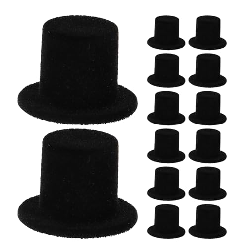 Toyvian 30 Stück Mini Filzhüte Schwarz Samtige Mini für Bastelprojekte Weihnachts-schneemann-Hut DIY Zauberer-Accessoires Haustier Partydekoration Vielseitig für Halloween und Toyvian 30 Stück Mini Filzhüte Schwarz Samtige Mini für Bastelprojekte Weihnachts-schneemann-Hut DIY Zauberer-Accessoires Haustier Partydekoration Vielseitig für Halloween und von Toyvian