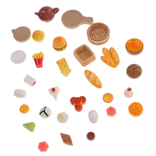 Toyvian 30 Stück Mini- -Küchenzubehör kleine Geschenkideen Ornament sammlerstücke Dekorationsartikel winziges Lebensmittelmodell Mini-Statuen Puppennahrungsmodell Mini-Food- Harz Toyvian 30 Stück Mini- -Küchenzubehör kleine Geschenkideen Ornament sammlerstücke Dekorationsartikel winziges Lebensmittelmodell Mini-Statuen Puppennahrungsmodell Mini-Food- Harz von Toyvian