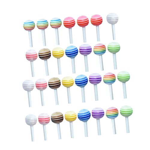Toyvian 30 Stücke Kleiner Lutscher Buntes Modell für Puppenhäuser Dekorationen Realistische Miniatur für Bastelarbeiten und Kleiner Hausbedarf Toyvian 30 Stücke Kleiner Lutscher Buntes Modell für Puppenhäuser Dekorationen Realistische Miniatur für Bastelarbeiten und Kleiner Hausbedarf von Toyvian