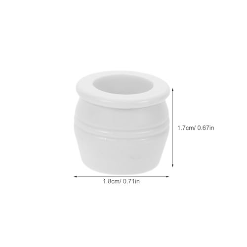 Toyvian 30 Stück Miniatur Bonsai Blumentöpfe Realistische Mini Pflanztöpfe aus Kunststoff für Puppenhaus Dekor Mikrolandschaft DIY Mini Garten Figuren Bastelmaterial von Toyvian