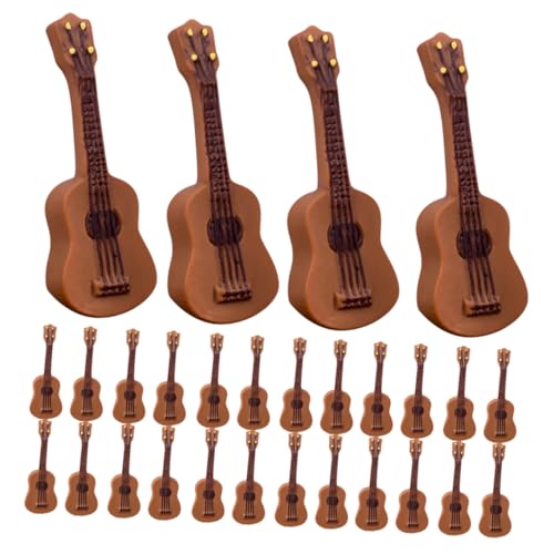 Toyvian 30 Stück Miniatur Gitarrenmodell Realistische Miniatur Gitarre als Dekoration für Puppenhaus und Büro für Musikliebhaber und Sammler Toyvian 30 Stück Miniatur Gitarrenmodell Realistische Miniatur Gitarre als Dekoration für Puppenhaus und Büro für Musikliebhaber und Sammler von Toyvian
