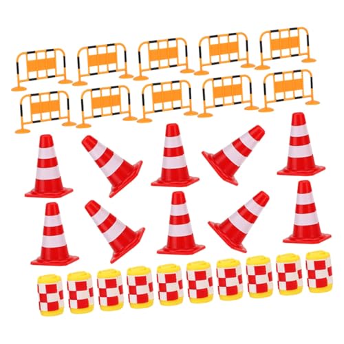 Toyvian Interaktives Verkehrszeichen-Spielzeug-Set 30-teilig Miniatur-barrikaden-Spielzeug Straßenschild-Modelle Für Kinder Toyvian Interaktives Verkehrszeichen-Spielzeug-Set 30-teilig Miniatur-barrikaden-Spielzeug Straßenschild-Modelle Für Kinder von Toyvian