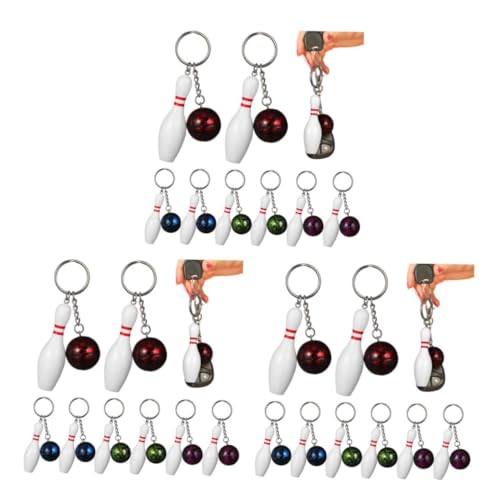 Toyvian 30 Stück Teiliges Bowling Schlüsselanhänger Sports Theme Bag Hanging Pendant Bunte Mini Bowlingkugel Anhänger für Männer Geburtstag Dekoration Zufällige Farbe Zufällige Farbe Toyvian 30 Stück Teiliges Bowling Schlüsselanhänger Sports Theme Bag Hanging Pendant Bunte Mini Bowlingkugel Anhänger für Männer Geburtstag Dekoration Zufällige Farbe Zufällige Farbe von Toyvian
