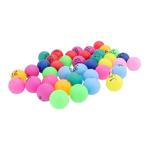 Toyvian 30 Stück Teiliges Nummerierte Raffle Bälle für Bingo Partyspiele Kindergarten Geschäftsöffnung und Verlosungen von Toyvian