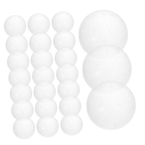 Toyvian 30 Stück Teiliges Transparente Glasmurmeln für DIY Basteln Chinesisches Mühlespiel Dekorative Kugeln Vielseitig für Garten Aquarium und Heimdekoration Geeignet von Toyvian