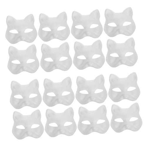 Toyvian 30Stücke DIY Katzenmasken Papiermasken zum Gestalten für Halloween Partys und Kreative Kunstprojekte Malbare Maskerade Masken Toyvian 30Stücke DIY Katzenmasken Papiermasken zum Gestalten für Halloween Partys und Kreative Kunstprojekte Malbare Maskerade Masken von Toyvian