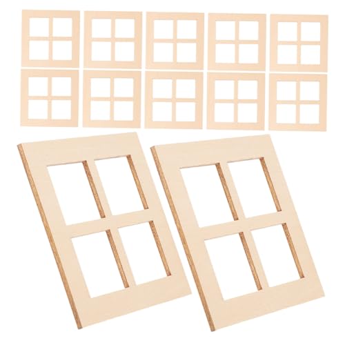 Toyvian 30stücke Miniatur Fensterrahmen Teiliges Holzornament Für Puppenhaus Zubehör Realistische Fenster Modelle Für Kreatives Spielen Und Dekoration Für Miniaturmöbel Und Deko Toyvian 30stücke Miniatur Fensterrahmen Teiliges Holzornament Für Puppenhaus Zubehör Realistische Fenster Modelle Für Kreatives Spielen Und Dekoration Für Miniaturmöbel Und Deko von Toyvian