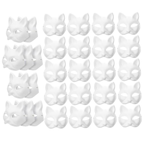 Toyvian DIY Katzenmasken Leere Papiermasken Zum Bemalen Maskerade Masken Für Perfekte Bastelmaterialien Für Halloween Und Kindergeburtstage Toyvian DIY Katzenmasken Leere Papiermasken Zum Bemalen Maskerade Masken Für Perfekte Bastelmaterialien Für Halloween Und Kindergeburtstage von Toyvian