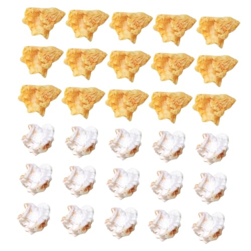 Toyvian 30st Simuliertes Popcorn-Snack-Modell Anhänger Zur Schmuckherstellung Künstliche Popcornfiguren Handyhülle- Mini-Popcorn-Dekorationen DIY-Handwerk Plastik Statue Essen Spielen Toyvian 30st Simuliertes Popcorn-Snack-Modell Anhänger Zur Schmuckherstellung Künstliche Popcornfiguren Handyhülle- Mini-Popcorn-Dekorationen DIY-Handwerk Plastik Statue Essen Spielen von Toyvian