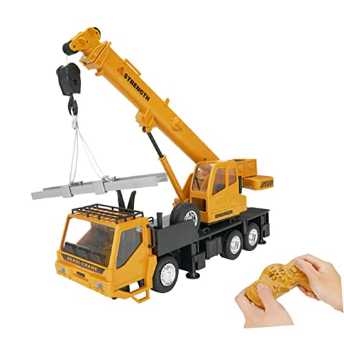 Toyvian 320 Kinder-hubwagen-Technik-fahrzeugspielzeug Baufahrzeug Spielzeug Baumaschinen Frühe Technische Fahrzeuge Bagger-spielzeugauto Für Kinder Baukranwagen Kippeimer Fernbedienung von Toyvian