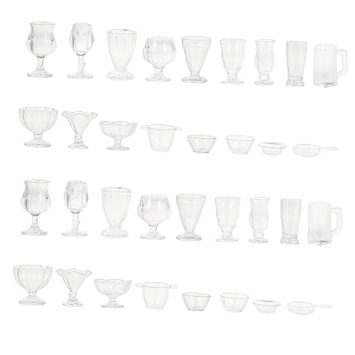 Toyvian 34 Stück Miniaturbecher, Mini-küchen-miniaturen, Zubehör, Mini-trinkbecher Toyvian 34 Stück Miniaturbecher, Mini-küchen-miniaturen, Zubehör, Mini-trinkbecher von Toyvian