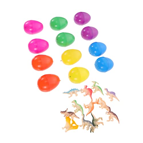 Toyvian 36 STK Osterdinosaurier-Eier Öffenbare Eier Ostereier Partyzubehör Kind Öffnen von Toyvian