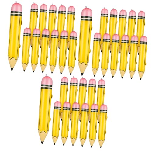 Toyvian 36 Stück Aufblasbares Bleistift Spielzeug Jumbo Bleistifte Extra Große Bleistift Spielzeuge Großer Aufblasbarer Bleistift Klassenzimmer Dekoration Bleistift Dekorationen Für von Toyvian