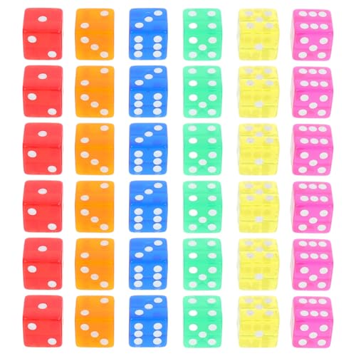 Toyvian 36 Stück Transparente Seitige Würfel aus Acryl für Lehrmittel Mathe Spiele Party Accessoires und Unterhaltsame Aktivitäten Toyvian 36 Stück Transparente Seitige Würfel aus Acryl für Lehrmittel Mathe Spiele Party Accessoires und Unterhaltsame Aktivitäten von Toyvian