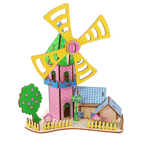 Toyvian 3D-Puzzle Aus Holz Rotierende Windmühle Café- DIY-Montage Holzhaus-Modell Für DIY-Puppenhaus-Bausatz Toyvian 3D-Puzzle Aus Holz Rotierende Windmühle Café- DIY-Montage Holzhaus-Modell Für DIY-Puppenhaus-Bausatz von Toyvian