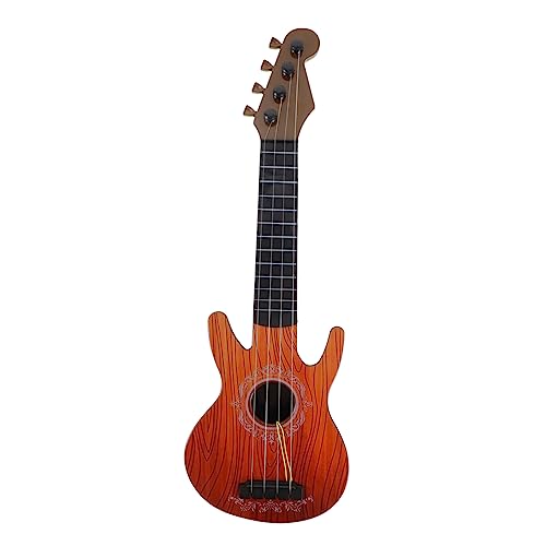 Toyvian 3St Kindergitarre Ukulele für Anfänger Musikinstrument für Kinder Kinderspielzeug Spielzeuge Kleinkindspielzeug Instrumentenspielzeug Musikalisches Spielzeug Mini Geschenk Plastik von Toyvian