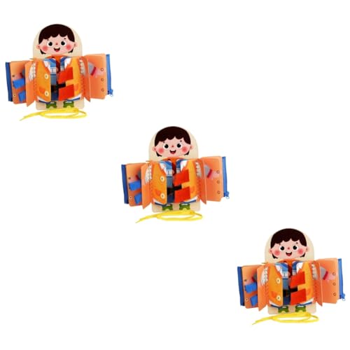 Toyvian 3St Mehrschichtiges Busy-Board interaktives Kleinkindspielzeug beschäftigtes Brett für Kind kinderbeschäftigung geschicklichkeitsspiele für Kinder Kinderspielzeug Mädchenspielzeug von Toyvian