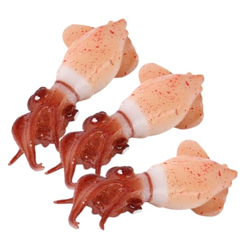 Toyvian 3St Mini- -Modell Figur Oktopus Figur künstliche Nahrungsstütze künstlicher Fisch Simulation Tiermodell -Skulptur gefälschtes Essen PVC Toyvian 3St Mini- -Modell Figur Oktopus Figur künstliche Nahrungsstütze künstlicher Fisch Simulation Tiermodell -Skulptur gefälschtes Essen PVC von Toyvian