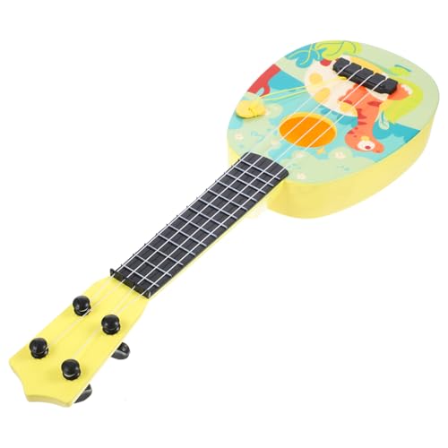 Toyvian 3st Simulations-Ukulele Spielzeug Für Kleinkinder, Jungen Kinder Gitarre Holzspielzeug Für Kleinkinder Akustikgitarre Für Kleinkinder Denim-korsettgürtel Gezeitenwind Plastik Musik von Toyvian