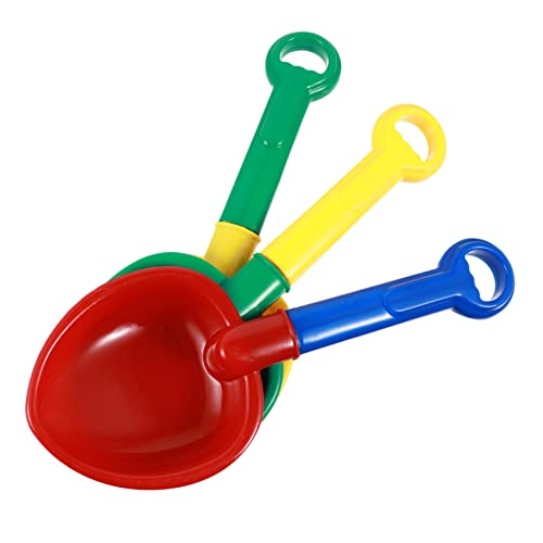 Toyvian 3Stücke Teiliges Sand Dicke Plastik Schaufeln für Strand und Sandkasten Outdoor für Jungen und Mädchen Fördert Spiel und Kreativität von Toyvian