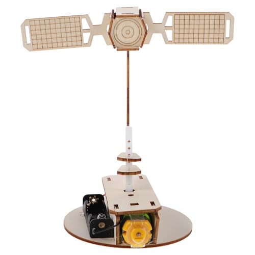 Toyvian 3er-Set STEM-Weltraumspielzeug: Holzpuzzle-Satellitenbausatz mit realistischer Drehung – Praktische Astronomie-Lernaktivität für Jungen und Mädchen Toyvian 3er-Set STEM-Weltraumspielzeug: Holzpuzzle-Satellitenbausatz mit realistischer Drehung – Praktische Astronomie-Lernaktivität für Jungen und Mädchen von Toyvian