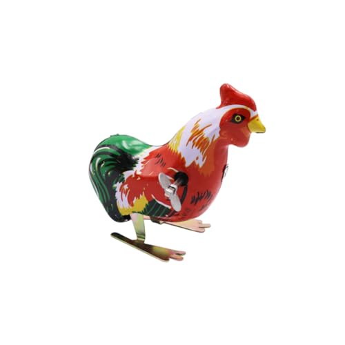 Toyvian 3stücke Springendes Huhn Vintage Handgemachtes Eisen-hühnchen Spielzeug Sammlung Aufzieh-Spielzeug Für Blechspielzeug Zufälligen Farben Für Nostalgische Dekoration Und von Toyvian