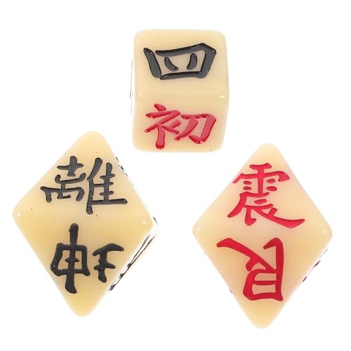 Toyvian 3st Ching Dice Asiatisches Glückswürfelspiel Astrologie-würfel Neujahrswürfelspiel Chinesisches Würfelspiel Glücksspielwürfel Wahrsagewürfel Würfel Für Zubehör Brettspiel Harz Toyvian 3st Ching Dice Asiatisches Glückswürfelspiel Astrologie-würfel Neujahrswürfelspiel Chinesisches Würfelspiel Glücksspielwürfel Wahrsagewürfel Würfel Für Zubehör Brettspiel Harz von Toyvian
