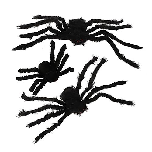 Toyvian 3st Halloween-spinne Halloween-krähen Halloween-wohndekoration Halloween-Dekorationen Spinne Lebewesen Kessel Halloween-Skelett Gruselig Simulationsspinnen Black Plüsch Toyvian 3st Halloween-spinne Halloween-krähen Halloween-wohndekoration Halloween-Dekorationen Spinne Lebewesen Kessel Halloween-Skelett Gruselig Simulationsspinnen Black Plüsch von Toyvian