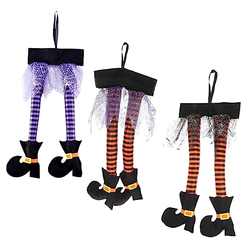Toyvian 3st Hexen Bein Ornamente Halloween- -Beine- Halloween-verzierung Hexenbeine Dekoration Halloween Hanging Decor Halloween-Kranz Unheimlich Hängende Hexenbeine Tür Baumwolle Toyvian 3st Hexen Bein Ornamente Halloween- -Beine- Halloween-verzierung Hexenbeine Dekoration Halloween Hanging Decor Halloween-Kranz Unheimlich Hängende Hexenbeine Tür Baumwolle von Toyvian