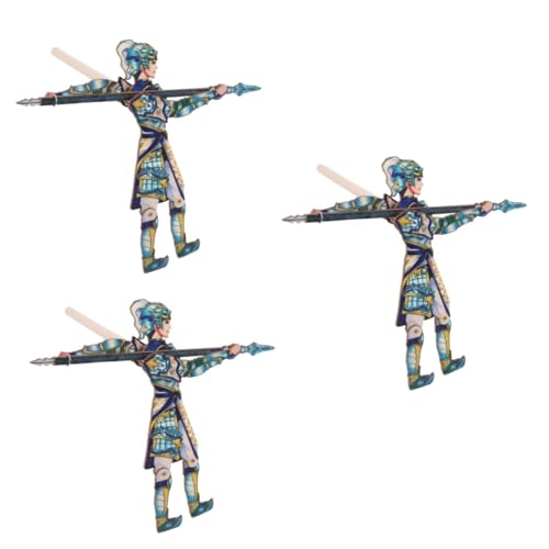 Toyvian 3st Marionetten-schattenspiel-Ornament Handpuppen Für Kinder Traditionelles Schattenspiel Chinesisches Traditionelles Schattenpuppenspiel Figur Reise in Den Westen Holz Puzzle von Toyvian