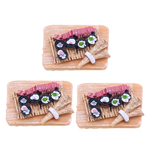 Toyvian 3st Miniatur-Food-Spiel Requisiten Winziges Sushi Mini-Food-Spielzeug Mini-Lebensmittel-Requisiten Aus Kunstharz Kunstharz-puppenhausessen Modellieren Plastik Mikroszene Japan Toyvian 3st Miniatur-Food-Spiel Requisiten Winziges Sushi Mini-Food-Spielzeug Mini-Lebensmittel-Requisiten Aus Kunstharz Kunstharz-puppenhausessen Modellieren Plastik Mikroszene Japan von Toyvian