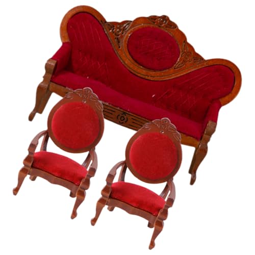 Toyvian 3st Pfirsichfarbener Sessel Entzückendes Kleines Sofa Miniatur-puppendekor Kleines Couchmodell Mini-sofamöbel Mini-Sofa-Requisite Mini-hausbedarf Winzige Möbel Wattepad Rot Toyvian 3st Pfirsichfarbener Sessel Entzückendes Kleines Sofa Miniatur-puppendekor Kleines Couchmodell Mini-sofamöbel Mini-Sofa-Requisite Mini-hausbedarf Winzige Möbel Wattepad Rot von Toyvian