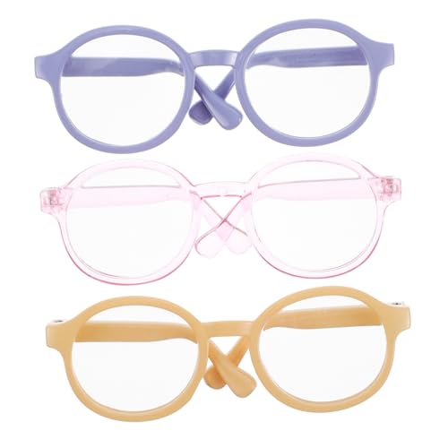 Toyvian 3st Puppenbrille Bastelbrille Brille Vorgeben Zubehör Brille Maschinenabdeckungs -brotmaschine Linsenbrille Mini-Brille Teile & Zubehör Liefert Gläser Promi-Brille Plastik Toyvian 3st Puppenbrille Bastelbrille Brille Vorgeben Zubehör Brille Maschinenabdeckungs -brotmaschine Linsenbrille Mini-Brille Teile & Zubehör Liefert Gläser Promi-Brille Plastik von Toyvian