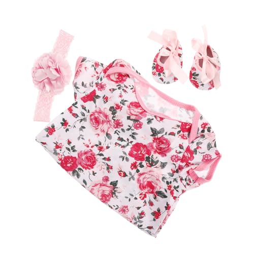 Toyvian 3st Puppenkleidung Mädchen Weihnachtskleid Wiedergeborene Babypuppen Puppenträger Puppenwagen Kleines Mädchen Sommerkleidung Für Mädchen Mädchen-Outfit Rosa Baumwolle Toyvian 3st Puppenkleidung Mädchen Weihnachtskleid Wiedergeborene Babypuppen Puppenträger Puppenwagen Kleines Mädchen Sommerkleidung Für Mädchen Mädchen-Outfit Rosa Baumwolle von Toyvian