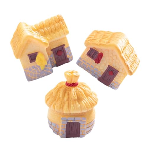 Toyvian Handgefertigtes Vintage-Ornament-Set Mit Strohdach Im Landhausstil Mini-häuser Für Garten- Und Landschaftsbau Kunstharz Basteln Heimdekoration 3-teilig Toyvian Handgefertigtes Vintage-Ornament-Set Mit Strohdach Im Landhausstil Mini-häuser Für Garten- Und Landschaftsbau Kunstharz Basteln Heimdekoration 3-teilig von Toyvian