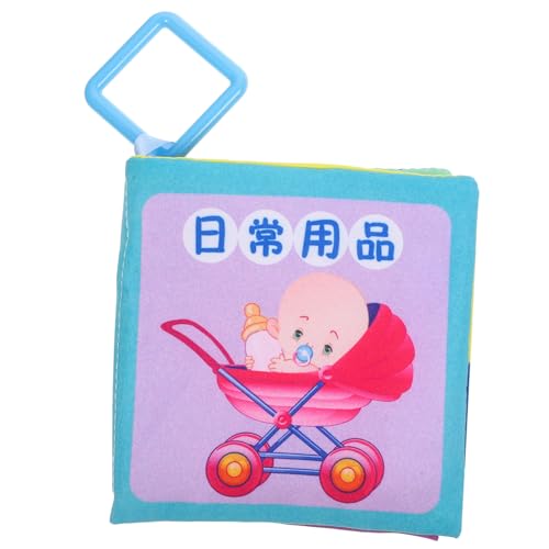 Toyvian 3st Spielzeug Bücher Für Kleinkinder Stoffbuch Baby Combo-Platte Erdfarben von Toyvian
