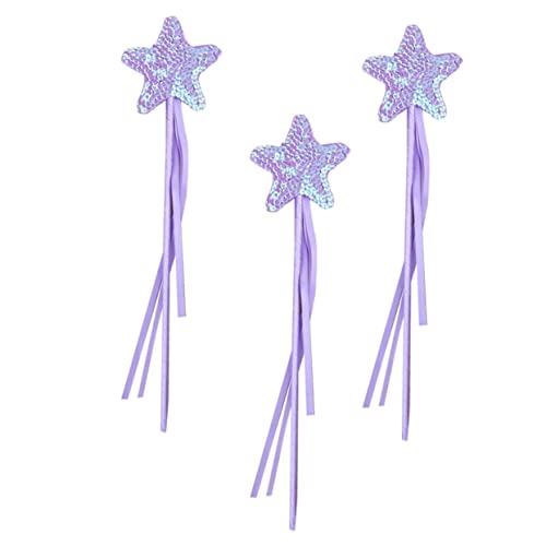 Toyvian 3st Zauberstab Ballettröckchen Lichterketten Glitzersterne Zauberstäbe Feenflügel Und Feenstab Fee Will Seifenblasenstäbe Funkeln Stift Violett Plastik Toyvian 3st Zauberstab Ballettröckchen Lichterketten Glitzersterne Zauberstäbe Feenflügel Und Feenstab Fee Will Seifenblasenstäbe Funkeln Stift Violett Plastik von Toyvian