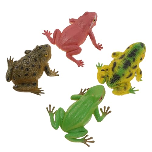 Toyvian 4 . Teiliges Lebensechter Detailreicher PVC Frösche mit Soundfunktion Bunte Froschfiguren als Realistische Gartendeko und Kreative Wohnraumdekoration Sicher und Langlebig Toyvian 4 . Teiliges Lebensechter Detailreicher PVC Frösche mit Soundfunktion Bunte Froschfiguren als Realistische Gartendeko und Kreative Wohnraumdekoration Sicher und Langlebig von Toyvian