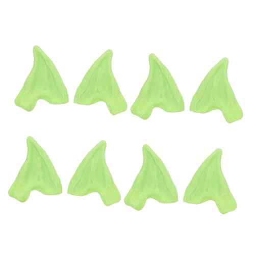 Toyvian 4 Paare Elfenohren elf Ohren Halloween Cosplay Ohren Halloween-Attacken Halloween Ohren Kostüm Fee Ohren Halloween-Zahnersatz Cosplay-Fee-Ohren Feenohren Emulsion Green Toyvian 4 Paare Elfenohren elf Ohren Halloween Cosplay Ohren Halloween-Attacken Halloween Ohren Kostüm Fee Ohren Halloween-Zahnersatz Cosplay-Fee-Ohren Feenohren Emulsion Green von Toyvian