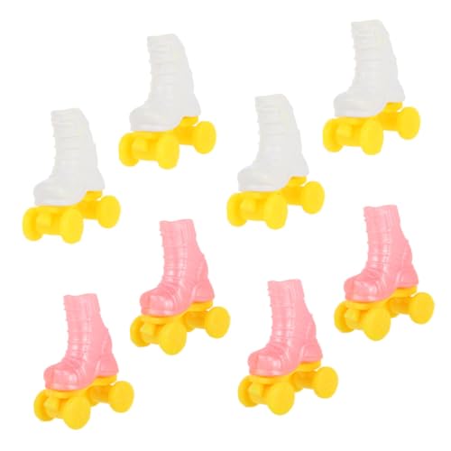 Toyvian 4 Paar Puppen-dekorationsrollschuhe Mini-Schlittschuhe Zubehör Puppenspielzeug Für Kreatives Spielen Toyvian 4 Paar Puppen-dekorationsrollschuhe Mini-Schlittschuhe Zubehör Puppenspielzeug Für Kreatives Spielen von Toyvian