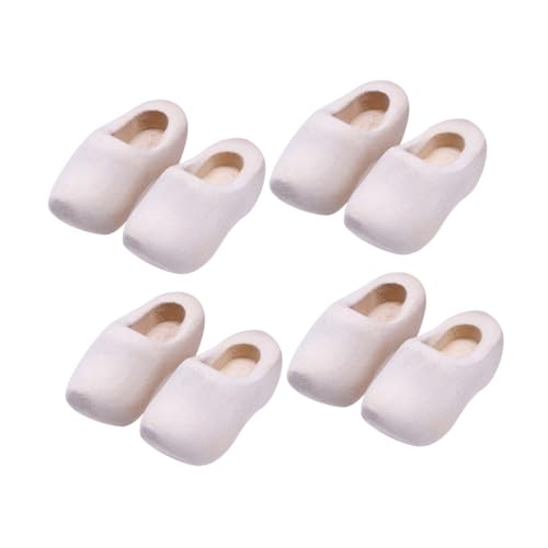 Toyvian 4 Paare Verstopft Kleine Babyhausschuhe Hausschuhe Für Babypuppen DIY Puppenschuhe Miniatursandalen Mini-holzclogs Kleine Puppenschuhe Schuhzubehör Puppenhaus Hölzern Weiß Toyvian 4 Paare Verstopft Kleine Babyhausschuhe Hausschuhe Für Babypuppen DIY Puppenschuhe Miniatursandalen Mini-holzclogs Kleine Puppenschuhe Schuhzubehör Puppenhaus Hölzern Weiß von Toyvian