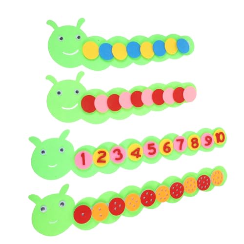 Toyvian 4 Sätze Farbenfrohes Sortierspielzeug für Teiliges DIY aus Hochwertigem Vliesstoff für Matheübungen und Zahlenerkennung Fördert Spielerisches Lernen und Zählen Toyvian 4 Sätze Farbenfrohes Sortierspielzeug für Teiliges DIY aus Hochwertigem Vliesstoff für Matheübungen und Zahlenerkennung Fördert Spielerisches Lernen und Zählen von Toyvian