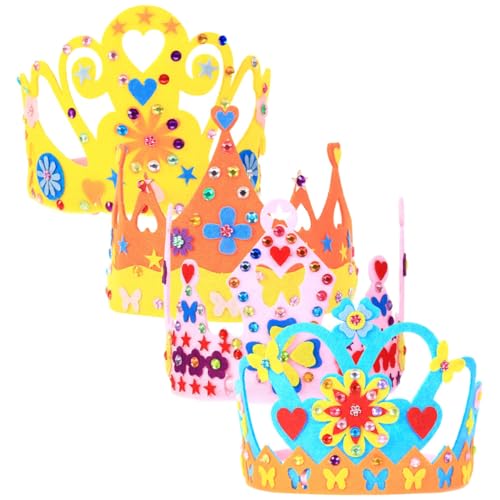 Toyvian 4 Sätze Handgefertigte Krone Geburtstagshut Bausatz Geburtstagsparty Hut Selber Machen Krone Für Partytaschen Für Kindergeburtstage Lesezeichen Für Nicht Gewebt Toyvian 4 Sätze Handgefertigte Krone Geburtstagshut Bausatz Geburtstagsparty Hut Selber Machen Krone Für Partytaschen Für Kindergeburtstage Lesezeichen Für Nicht Gewebt von Toyvian